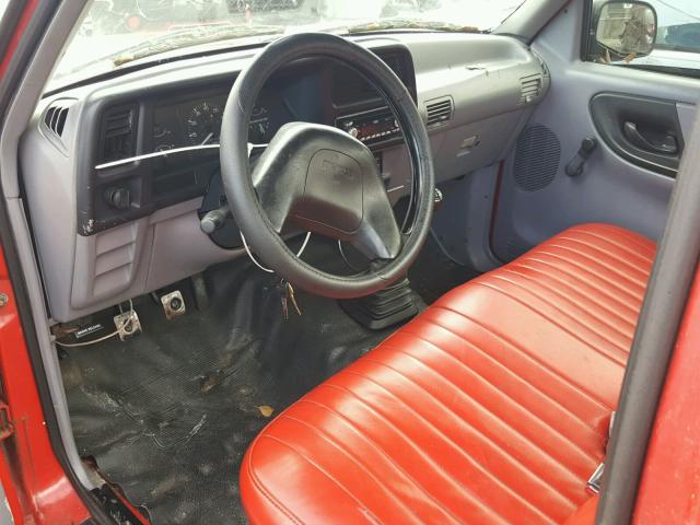 4F4CR12A7RTM55509 - 1994 MAZDA B2300 RED photo 9