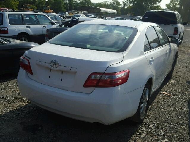 4T1BE46K99U832254 - 2009 TOYOTA CAMRY BASE WHITE photo 4