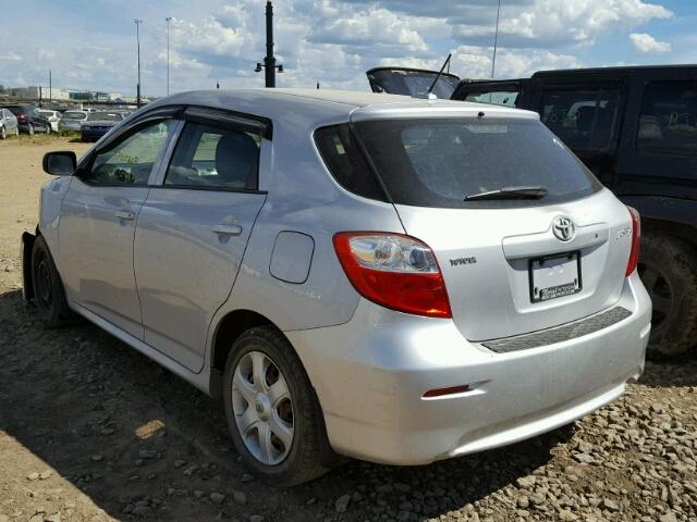 2T1KU40E49C012641 - 2009 TOYOTA COROLLA MA SILVER photo 3