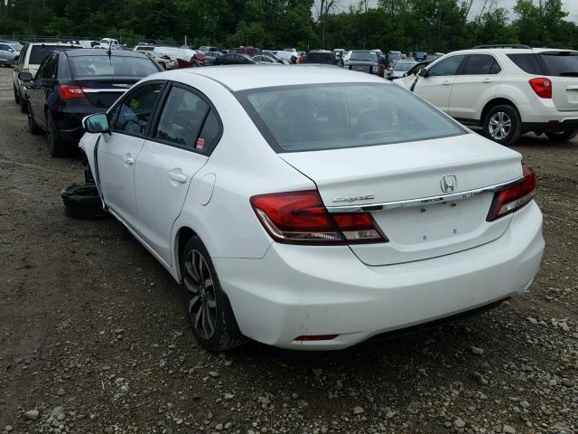 19XFB2F91FE016312 - 2015 HONDA CIVIC EXL 白色 照片 3