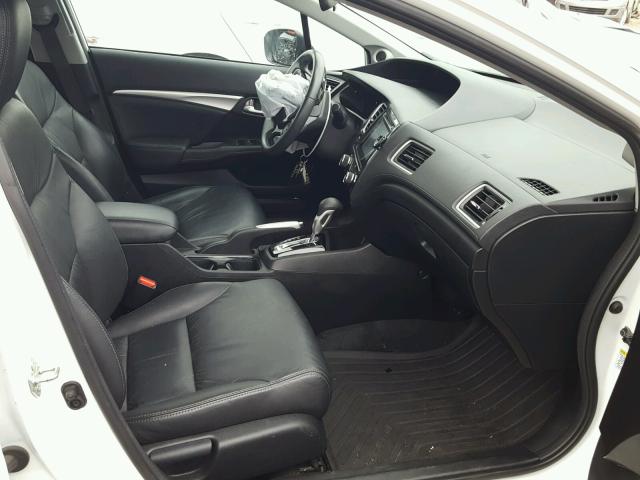 19XFB2F91FE016312 - 2015 HONDA CIVIC EXL 白色 照片 5