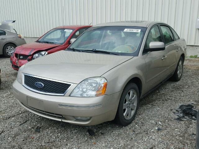 1FAFP27185G105146 - 2005 FORD FIVE HUNDR BEIGE photo 2