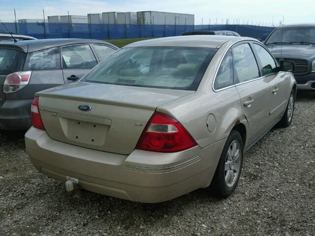 1FAFP27185G105146 - 2005 FORD FIVE HUNDR BEIGE photo 4