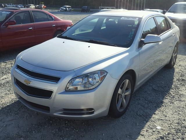 1G1ZC5EU2CF233122 - 2012 CHEVROLET MALIBU 1LT ვერცხლისფერი ფოტო 2