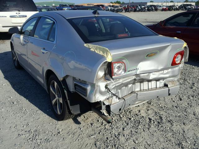 1G1ZC5EU2CF233122 - 2012 CHEVROLET MALIBU 1LT ვერცხლისფერი ფოტო 3