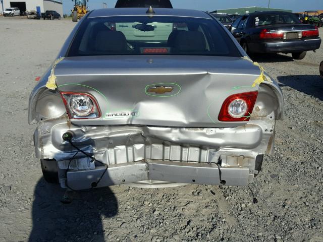 1G1ZC5EU2CF233122 - 2012 CHEVROLET MALIBU 1LT ვერცხლისფერი ფოტო 9