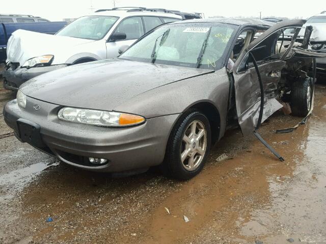 1G3NF52E71C179213 - 2001 OLDSMOBILE ALERO GLS 米色 照片 2