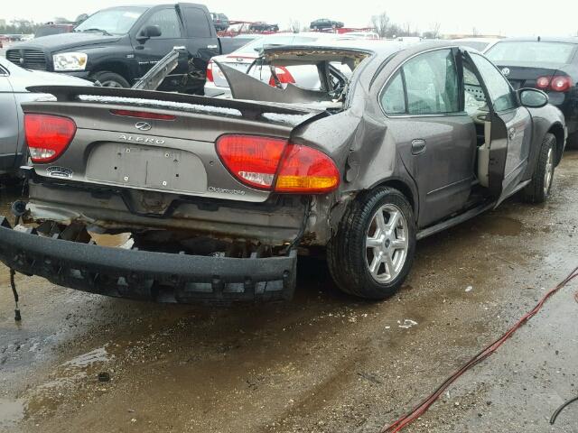 1G3NF52E71C179213 - 2001 OLDSMOBILE ALERO GLS 米色 照片 4