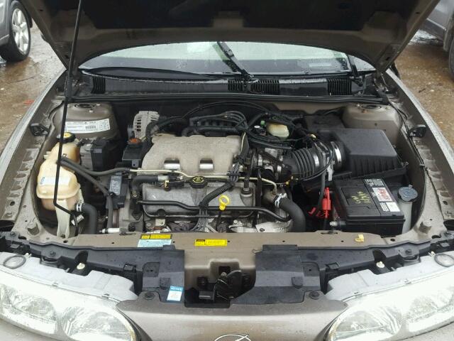 1G3NF52E71C179213 - 2001 OLDSMOBILE ALERO GLS 米色 照片 7