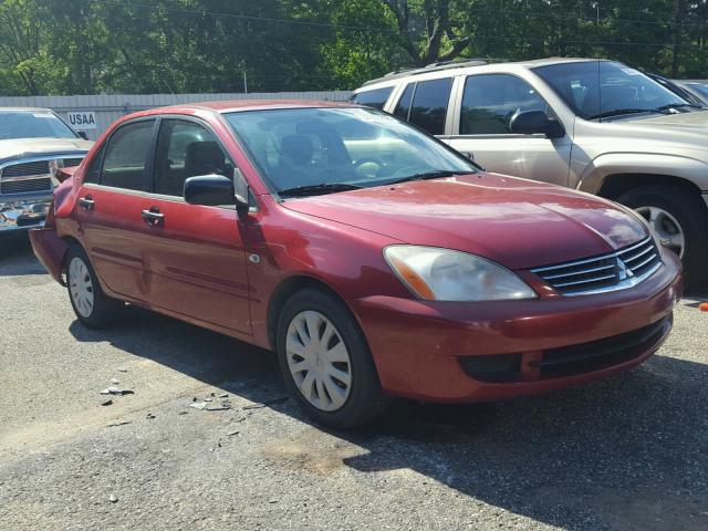 JA3AJ26E46U021112 - 2006 MITSUBISHI LANCER ES RED photo 1