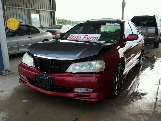 19UUA56683A044965 - 2003 ACURA 3.2 TL MAROON photo 2