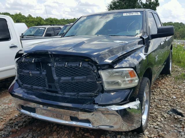 1C6RR6GP8DS659223 - 2013 RAM 1500 SLT BLACK photo 2