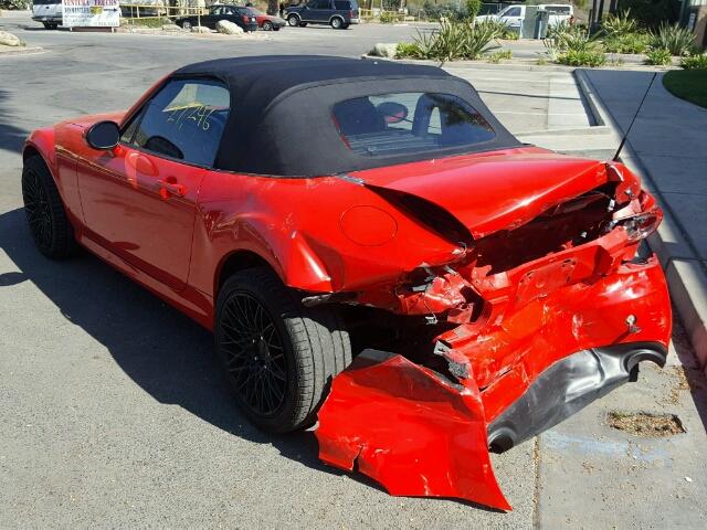 JM1NC2JF0D0230042 - 2013 MAZDA MX-5 MIATA RED photo 3