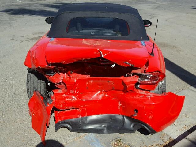 JM1NC2JF0D0230042 - 2013 MAZDA MX-5 MIATA RED photo 9