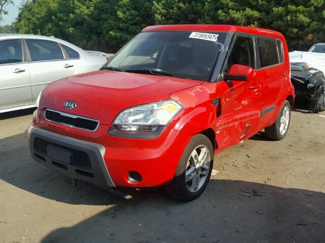 KNDJT2A27B7244505 - 2011 KIA SOUL + RED photo 2