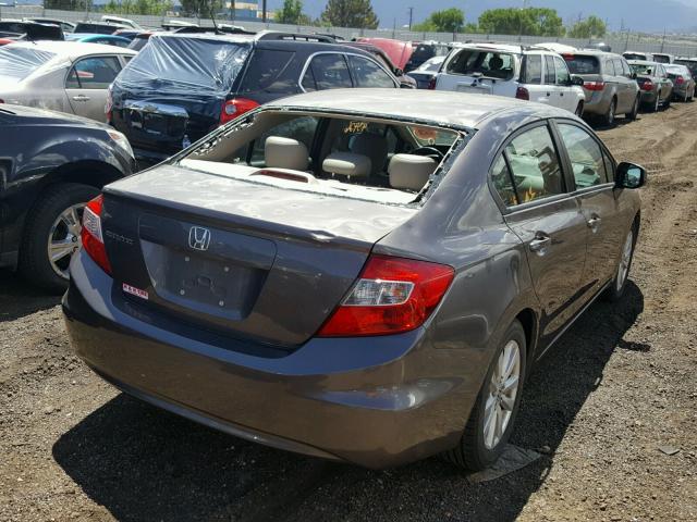 19XFB2F91CE308327 - 2012 HONDA CIVIC EXL GOLD photo 4