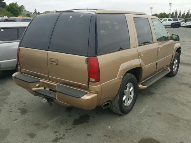 1GKEK13R2XR916043 - 1999 GMC DENALI GOLD photo 4