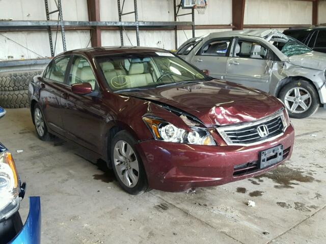 1HGCP26848A054345 - 2008 HONDA ACCORD EXL MAROON photo 1