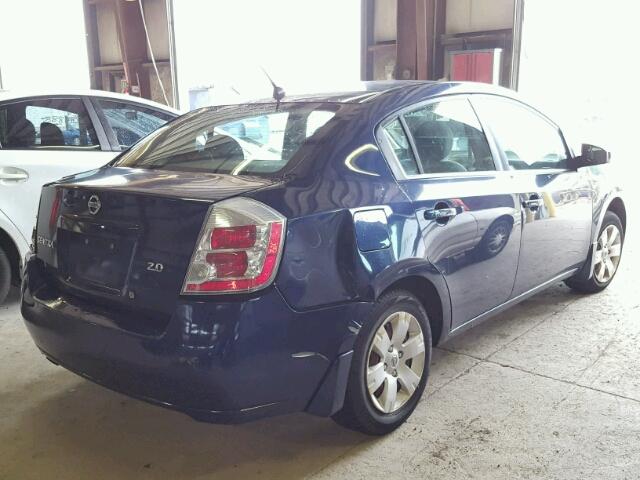 3N1AB61E37L656155 - 2007 NISSAN SENTRA 2.0 BLUE photo 4