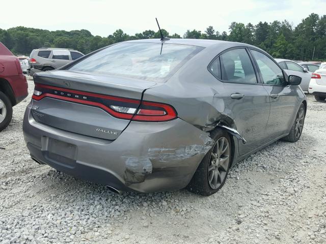 1C3CDFBA1DD322806 - 2013 DODGE DART SXT GRAY photo 4