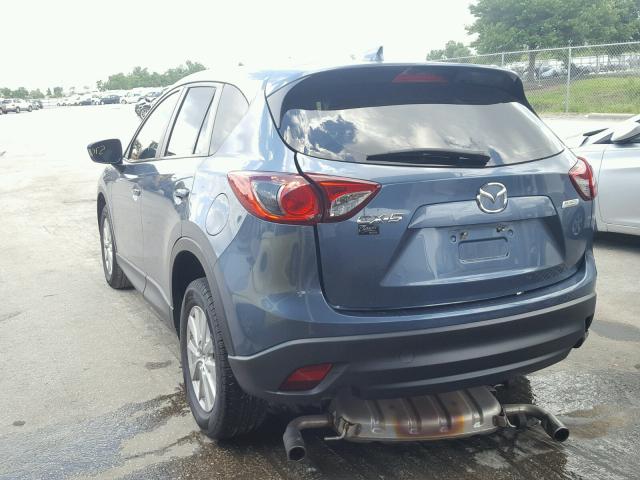 JM3KE2BE5E0414971 - 2014 MAZDA CX-5 SPORT BLUE photo 3