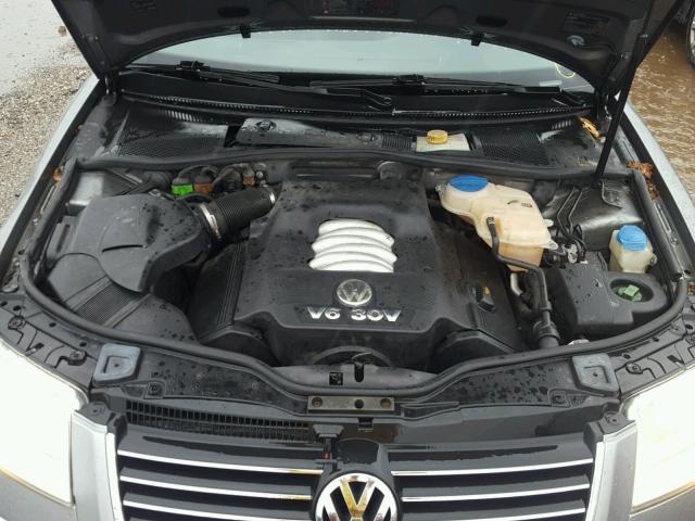 WVWRU63BX5E058574 - 2005 VOLKSWAGEN PASSAT GLX SILVER photo 7