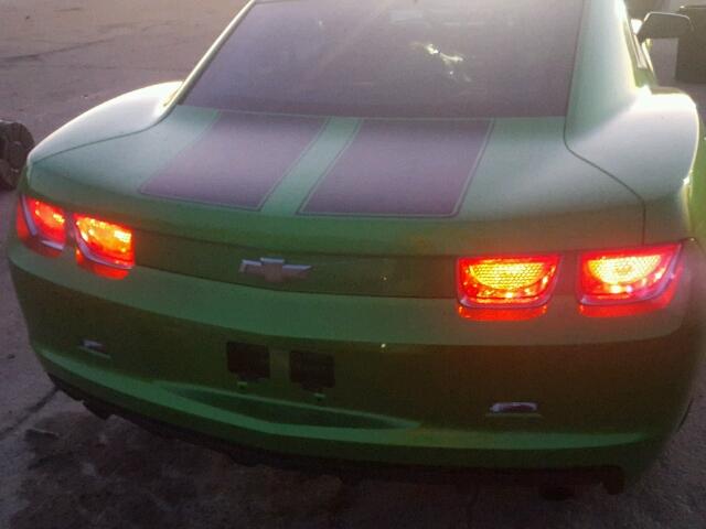 2G1FB1ED2B9152191 - 2011 CHEVROLET CAMARO LT GREEN photo 9