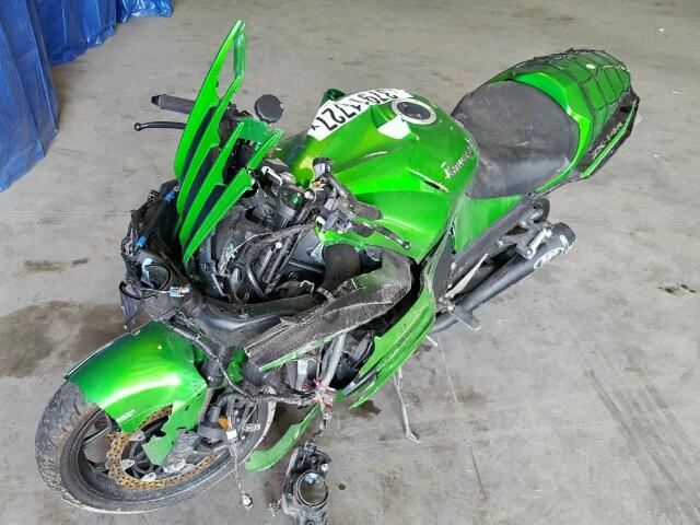 JKBZXNF13FA010644 - 2015 KAWASAKI ZX1400 F GREEN photo 2