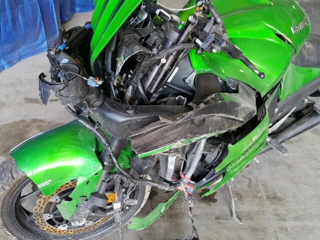 JKBZXNF13FA010644 - 2015 KAWASAKI ZX1400 F GREEN photo 9