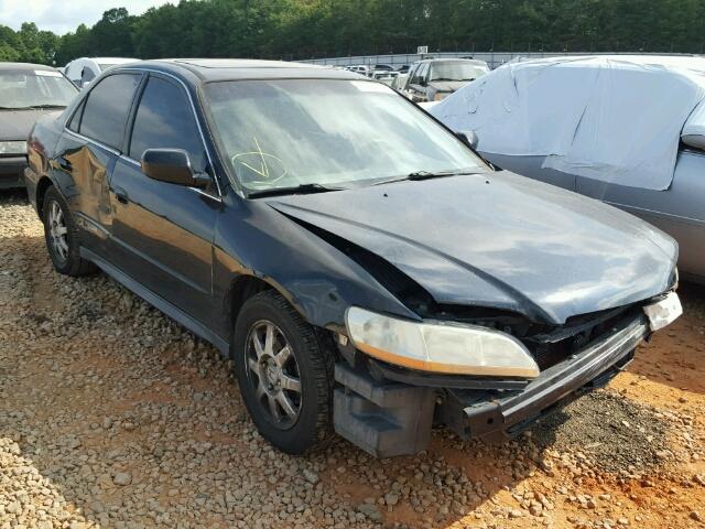 1HGCG56752A076225 - 2002 HONDA ACCORD SE BLACK photo 1