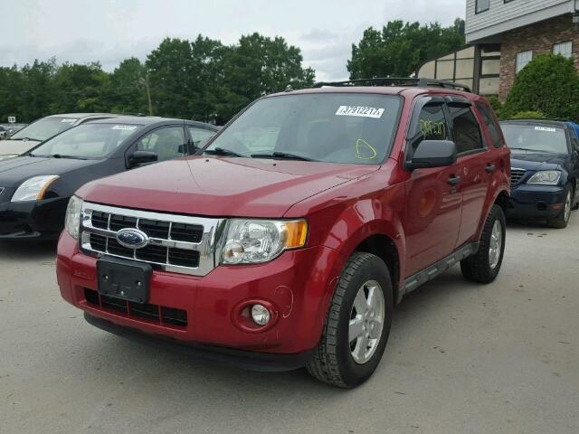 1FMCU93799KB28037 - 2009 FORD ESCAPE XLT RED photo 2