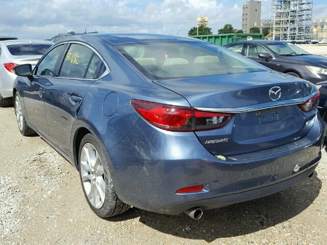 JM1GJ1V60E1159682 - 2014 MAZDA 6 TOURING BLUE photo 3