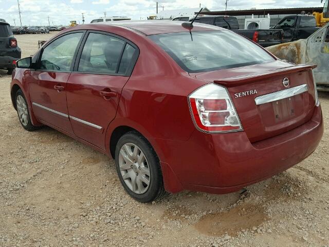 3N1AB6AP6CL712200 - 2012 NISSAN SENTRA 2.0 RED photo 3