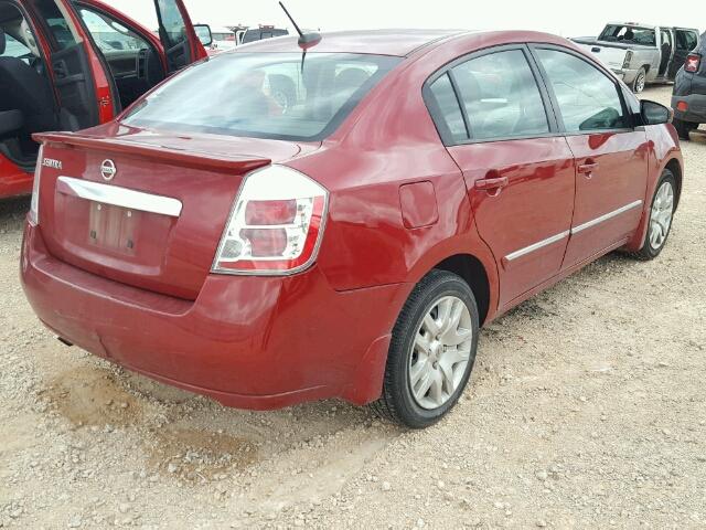 3N1AB6AP6CL712200 - 2012 NISSAN SENTRA 2.0 RED photo 4