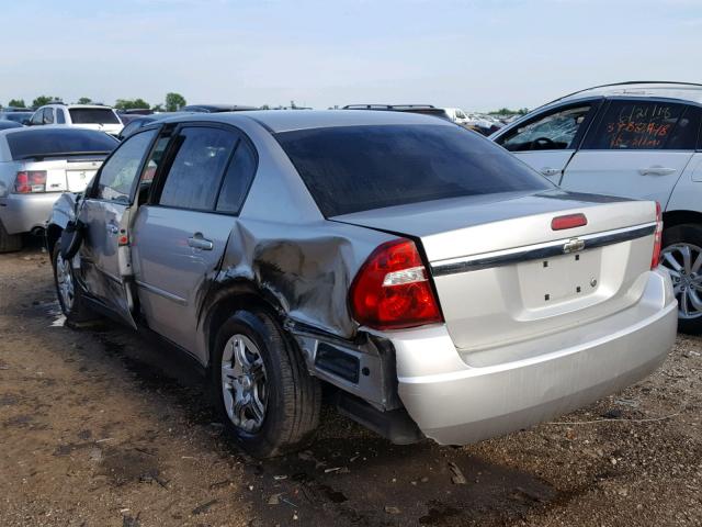 1G1ZS57F37F307543 - 2007 CHEVROLET MALIBU LS ვერცხლისფერი ფოტო 3