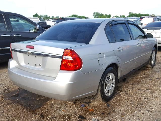 1G1ZS57F37F307543 - 2007 CHEVROLET MALIBU LS ვერცხლისფერი ფოტო 4