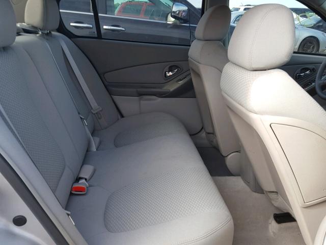 1G1ZS57F37F307543 - 2007 CHEVROLET MALIBU LS ვერცხლისფერი ფოტო 6
