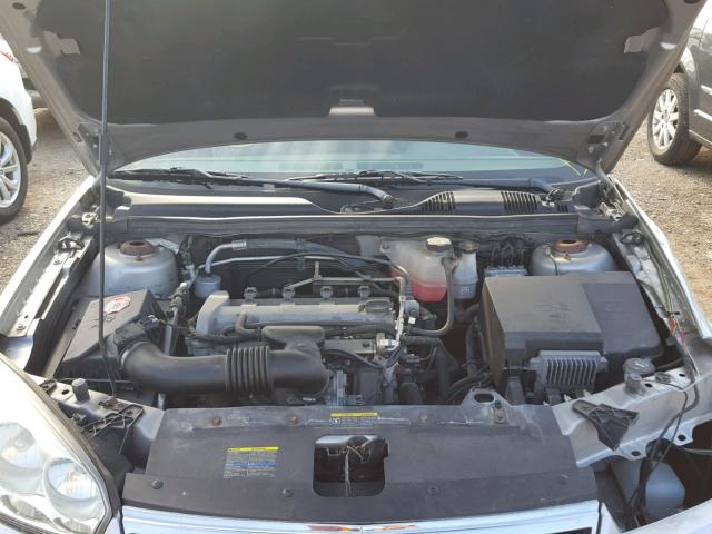 1G1ZS57F37F307543 - 2007 CHEVROLET MALIBU LS ვერცხლისფერი ფოტო 7