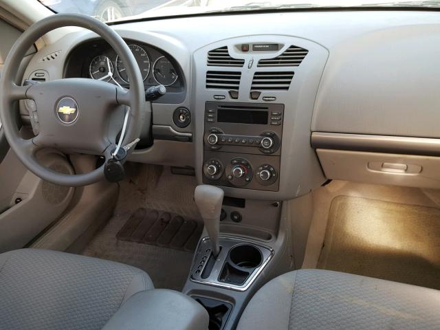 1G1ZS57F37F307543 - 2007 CHEVROLET MALIBU LS ვერცხლისფერი ფოტო 9