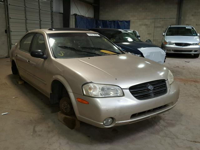 JN1CA31D91T632379 - 2001 NISSAN MAXIMA GXE GOLD photo 1