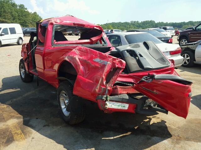 1FTYR14U66PA04436 - 2006 FORD RANGER SUP RED photo 3