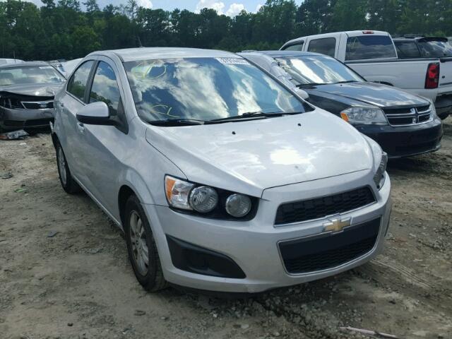 1G1JC5SHXE4159869 - 2014 CHEVROLET SONIC LT GRAY photo 1