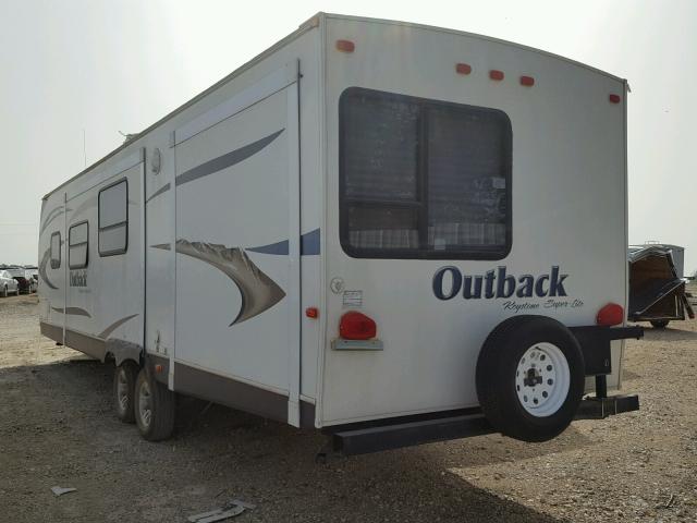 4YDT31222BB451508 - 2011 KEYSTONE OUTBACK WHITE photo 3