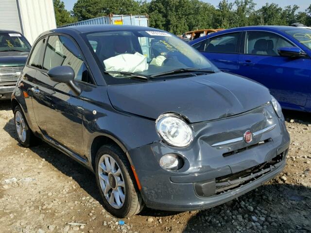 3C3CFFKR5HT526248 - 2017 FIAT 500 POP GRAY photo 1