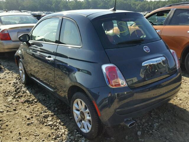 3C3CFFKR5HT526248 - 2017 FIAT 500 POP GRAY photo 3