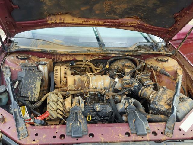 2G2WS522541341635 - 2004 PONTIAC GRAND PRIX MAROON photo 7