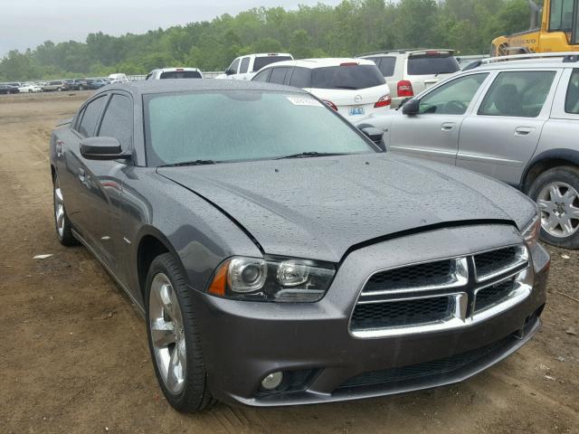 2C3CDXCT0DH725930 - 2013 DODGE CHARGER R/ GRAY photo 1