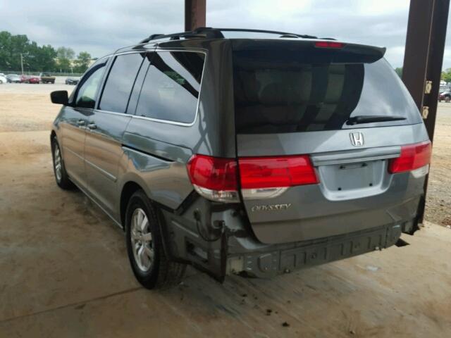 5FNRL38669B028697 - 2009 HONDA ODYSSEY EX GRAY photo 3