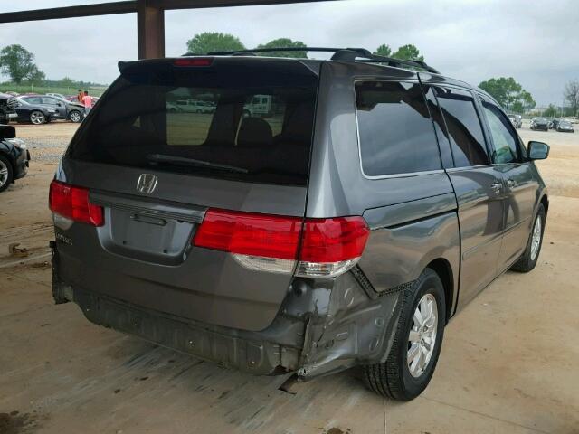 5FNRL38669B028697 - 2009 HONDA ODYSSEY EX GRAY photo 4