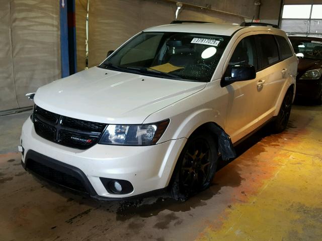 3C4PDCBB8DT690706 - 2013 DODGE JOURNEY SX WHITE photo 2